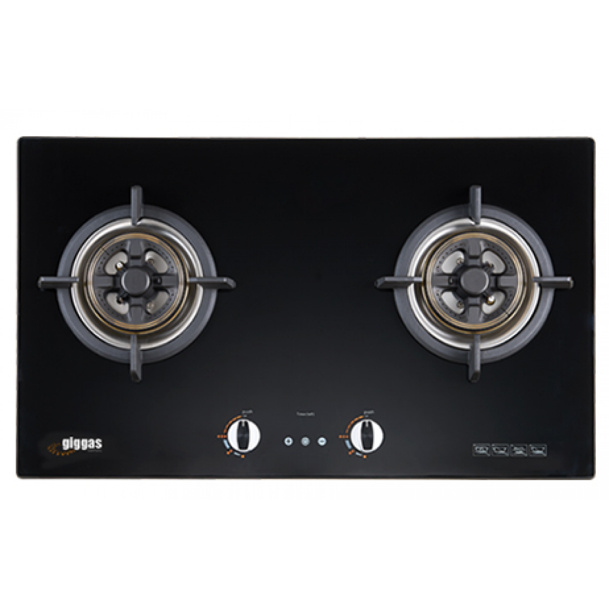 Giggas 上將 GA-9688II(LPG) 76厘米梅花火嵌入/座檯式雙頭石油氣煮食爐